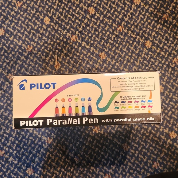 Pen pilot Parallel Calligraphy art Orange color cap school 12 individual pack - Picture 4 of 4